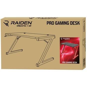 Subsonic Игровой стол Raiden Pro SA5593, 110см, 60см, 75см, 18кг, черный/красный, углеродное покрытие, металлическая рама (SA5593)