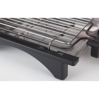 Jata Гриль BQ95, 2000 W, 230 V, нержавеющая сталь поднос, 2 уровня приготовления, легкая очистка (BQ95)