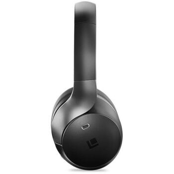 Lindy Наушники 73205, Bluetooth 5.3, ANC, 55 ч работы от аккумулятора, 40 мм динамики, черный, 85% снижение шума, 0.15 м кабель (73205)