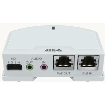 Axis сетевой камерный аксессуар 02553-001 2 RJ45, 1 аудио вход, 1 аудио выход, 1 клеммный блок, PoE, -40 °C до 50 °C (02553-001)