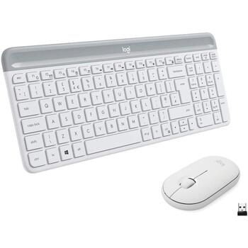 Logitech Bezvadu tastatūras un peles komplekts MK470 920-009205, 10m, AA, AAA, QWERTY, bez apgaismojuma, kompakts dizains (920-009205)