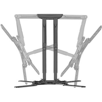 Gembird televizora stiprinājums WM-60ST-01 32-60 collas, VESA 100x100-400x400 mm, 36.4 kg, 42-452 mm, 40° pagrieziens, 12° slīpums (WM-60ST-01)