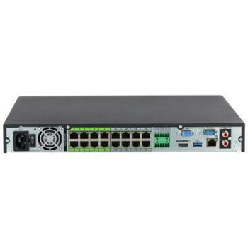 Dahua сетевой видеорегистратор NVR5216-16P-EI2 16CH, 16 PoE, 2 HDD, 40x1080p@30fps, 448 Mbps, 8K HDMI, функции ИИ (NVR5216-16P-EI2)