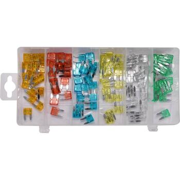 Yato Mini drošinātāju komplekts YT-83146, 120 gab, 5A 20 gab, 10A 20 gab, 15A 20 gab, 20A 20 gab, 25A 20 gab, 30A 20 gab (YT-83146)
