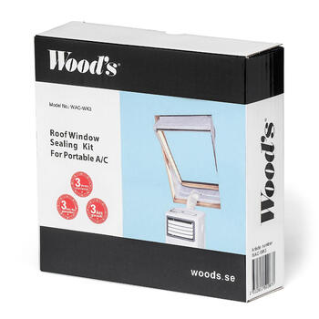Montāžas komplekts mobilajam gaisa kondicionētājam - jumta logam 02125 WOOD‘S (02125)