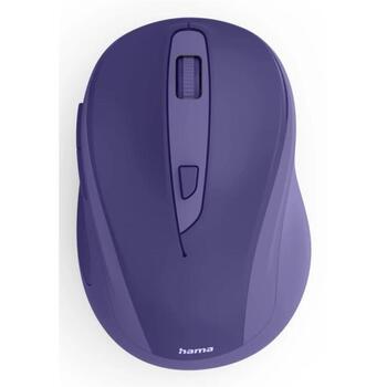 Hama WM-400 00173037, optiskā bezvadu datorpele, 1600 DPI, 6 pogas, 2.4 GHz, 10 m, USB Type-A, ergonomisks, klusie klikšķi (00173037)