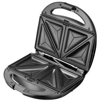 Adler tosteris, CR 3057, 1200 W, 220-240 V, 50 Hz, LED indikatori, melns/sudrabs, nelīpoša pārklājuma (CR 3057)