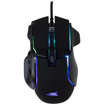 Baracuda Игровая мышь BGM-071 PIRANHA-B, 7200 DPI, 7 кнопок, 1.5m кабель, RGB подсветка (PIRANHA-B)