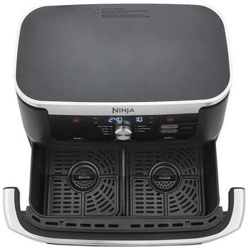 Ninja aerogrils AF500EU, 2470 W, 10.4 l, 40-240 °C, taimeris, nelīpošais pārklājums, Dual Zone, MegaZone (AF500EU)