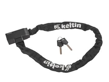 Keltin K02306 velosipēda ķēdes slēdzene, 900mm, 6mm, atslēgas, neilona pārklājums, 2 atslēgas (K02306)