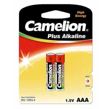 Батарейки AAA LR03 с щелочной технологией 2 штук 11000203 Camelion (11000203)