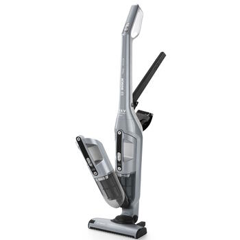 Bosch BCH3P210 Series 4 Flexxo bezvadu akumulatora slotas putekļu sūcējs 2 - 1 21.6 V līdz 50 min runtime 0.4 L konteineris Dry Bagless Silver (BCH3P210)