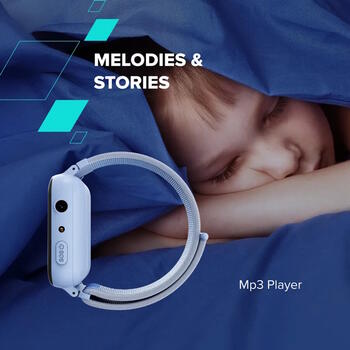 Детские умные часы с MP3-плеером, функцией SMS и игровыми режимами Alfie KW-37 MP3 Study & Game Зелёные CANYON (CNE-KW37GB)