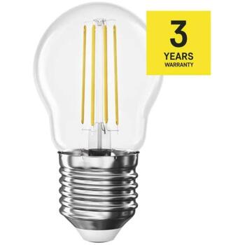 Emos LED лампа Filament Mini Globe ZF6D22, 3,4 Вт, 470 лм, теплый белый, E27, 360°, 25 000 часов, 4 чипа (ZF6D22)