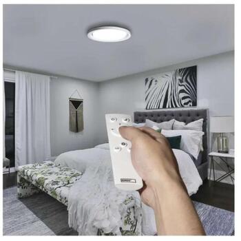 Emos LED Лампа REMI ZM5113, 45 W, 2700-6500 K, 2700 lm, IP20, круглая, пульт дистанционного управления, затемнение (ZM5113)