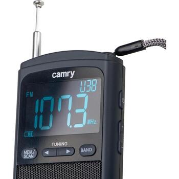Adler Мини Радио CR 1905, 900mAh, 1 динамик, LCD дисплей, 20 предустановленных станций, функция будильника (CR 1905)