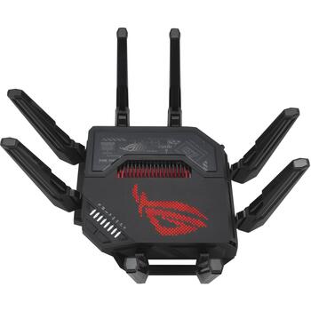 Asus игровой маршрутизатор ROG Rapture GT-BE98 90IG08F0-MO9A0V, 802.11ax, 10/100/1000 Mbit/s, 1 x RJ-45, 5G, MU-MiMO, 8 антенн (90IG08F0-MO9A0V)