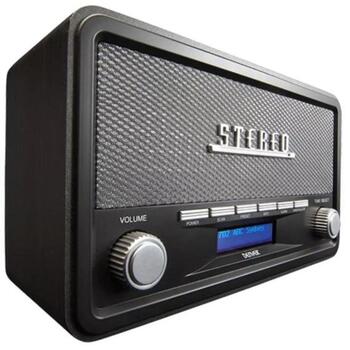 Denver Радиоприемник DAB-18 111111000510, 2x2W, Bluetooth, LCD, Будильник, 230V, 4xC батареи (111111000510)