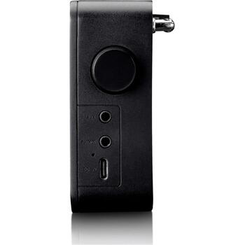 Lenco Pārnēsājams DAB+/FM radio ar Bluetooth® un uzlādējamu akumulatoru - melns (PDR-033BK)