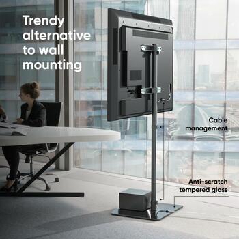 Onkron televizora statīvs TS5065-B, 30-60 collu, maksimālā slodze 41 kg, VESA 100x100-400x400 mm, melns (TS5065-B)
