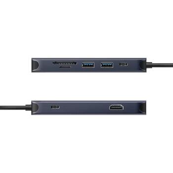 Hyper док-станция HyperDrive Next HD4004GL, 140W, 8 портов, USB-C 3.2 Gen 2, Thunderbolt 3, Thunderbolt 4, HDMI, RJ-45 (HD4004GL)