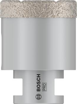 Dimanta caurumzāģis 55 mm DrySpeed Best for Ceramic, Mazām leņķa slīpmašīnām PRO CERAMIC DRY KROŅURBIS, 2608587126, BOSCH (2608587126)