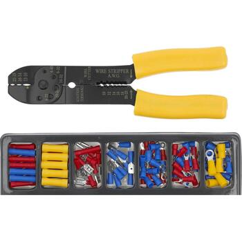 Toya daudzfunkcionālas knaibles 45050, 210 mm, 100 gb., 1.5-6.0 mm², 22~10 AWG, elektriskajiem darbiem, plastmasas rokturi (45050)