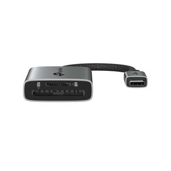 Tp-Link USB 3.0 Type-C к SD & microSD 3.0 кардридер UA430C, 2 порта, 5Gbps, 200MB/s, алюминиевый корпус (UA430C)