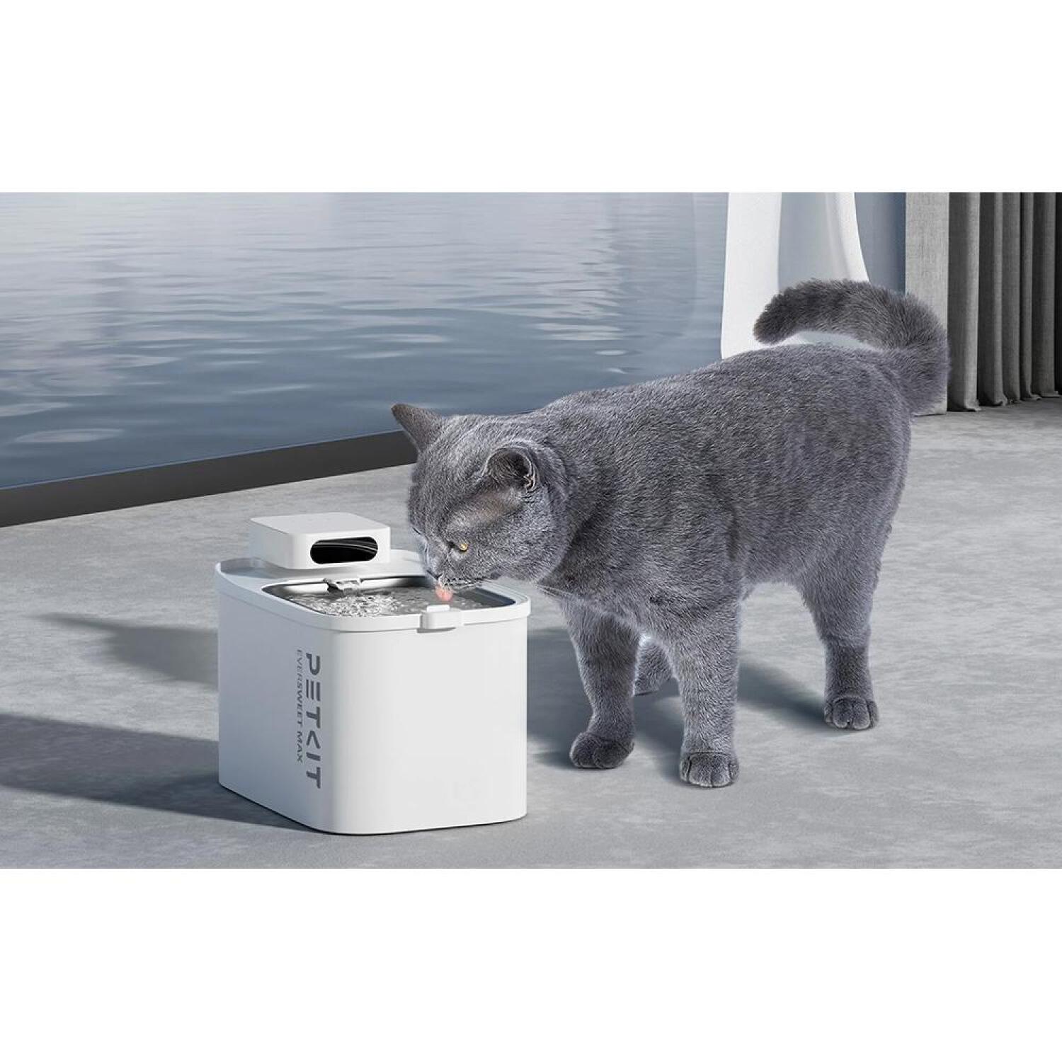 Petkit Eversweet Max, умный поилкa для животных, 3л, 5000mAh, 83 дня работы, Bluetooth, 26дБ уровень шума (P4115)