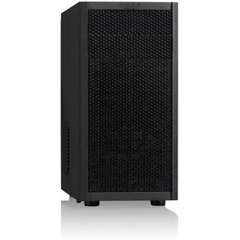 Fractal Design компьютерный корпус Core 1000 USB 3.0 FD-CA-CORE-1000-USB3-BL, Micro ATX, черный, 2x 5.25 дюйма, 2x 3.5 дюйма (FD-CA-CORE-1000-USB3-BL)