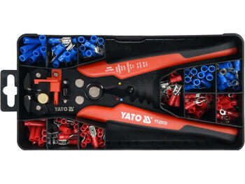 Yato YT-23133 многофункциональные клещи для снятия изоляции, 191 шт., 0.2-6mm2, 205mm, сталь (YT-23133)