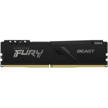 Kingston Оперативная память (RAM) Fury Beast KF432C16BBK2/16, 16 ГБ, 3200 МГц, 1.35 В, комплект из 2 модулей, CL17 (KF432C16BBK2/16)