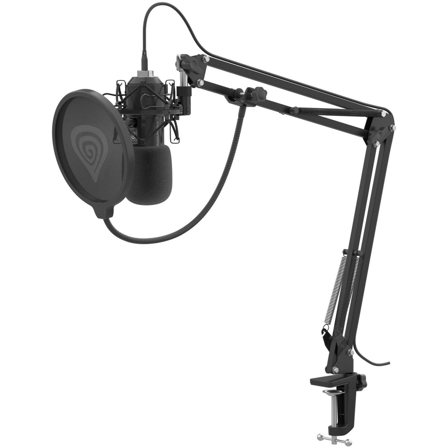 Genesis студийный микрофон Radium 400 G2 NGM-2285, USB, -29 dB, 20 - 20000 Hz, 192 kHz, 24 бит, кардиоида, металл (NGM-2285)