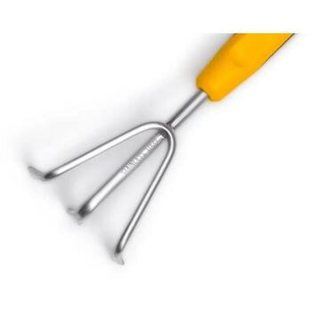 STIGA Hand Grubber rokas kultivators nezāļu izraušanai un augsnes irdināšanai 3 zobi nerūsējošais tērauds ergonomisks rokturis 2H1420001/ST1 (2H1420001/ST1)