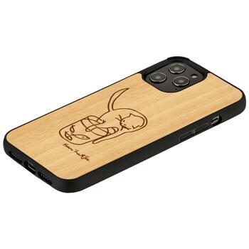 Man&Wood чехол для iPhone 12 Pro Max M8771B, 6.7, с изображением, дерево, поликарбонат (M8771B)