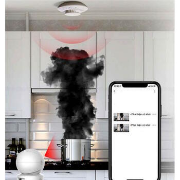 Ezviz CS-T4C viedais dūmu detektors, TÜV EN 14604, 85dB, 40m², Zigbee 3.0, HomeKit, 3 gadi, balts (CS-T4C)