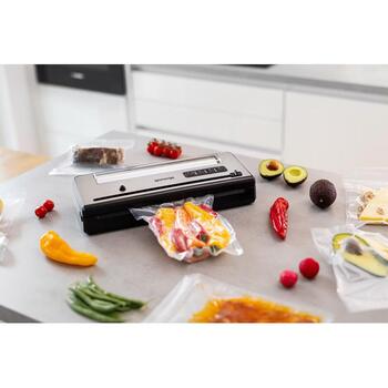 Gorenje вакуумный упаковщик VS110BE, 110 W, 750 мбар, пластик/металл, LED, 1 м (VS110BE)