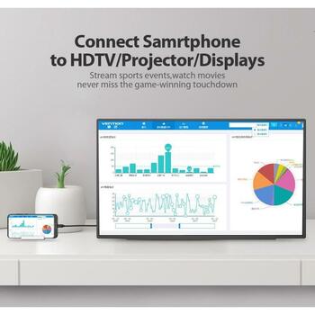 Vention Видео кабель адаптер CGUBH 2м, USB Type-C, HDMI, 3840 x 2160, 30Гц, 3 слоя защиты, черный (CGUBH)