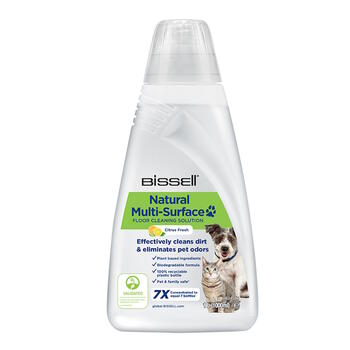 Dabīgais daudzvirsmu grīdu tīrīšanas līdzeklis mājdzīvnieku kopšanai Natural Multi Surface Pet Floor Cleaning Solution 1000 ml 3122 Bissell (3122)