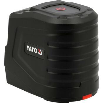 Yato лазерный уровень YT-30426, 25 м, ±1,5 мм/5 м, 505-520 нм, <1 мВт, ±3°, IP54, 2x1,5 В AA, 3 В, 1/4