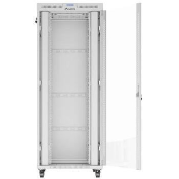 Lanberg монтажная рама FF01-8042-12SL, 42U, 800x1000mm, RAL 7035, 1.5mm толщина рамы, LCD, термостат (FF01-8042-12SL)