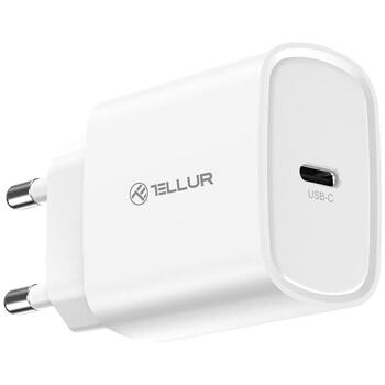Tellur Зарядное устройство TLL151421, 20W, AC 100-240V, 5V/3A, 9V/2,22A, 12V/1,67A, Умная технология зарядки (TLL151421)