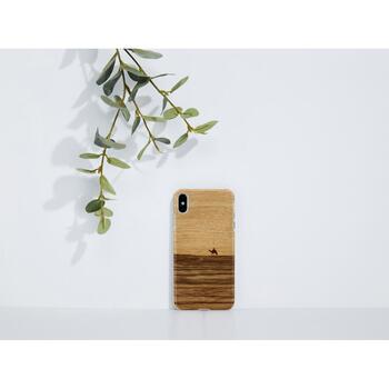 Man&Wood Aizmugurējais vāciņš M7717W, 6.5, Ar attēlu, Apple iPhone XS Max, dabīgs koks, polikarbonāts (M7717W)
