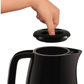 Tefal Электрический чайник KO150F30, 2400 Вт, 1.5 л, Пластик, 360° поворотная база, Черный (KO150F30)
