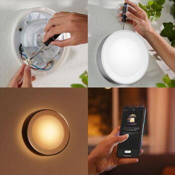 Philips Hue Уличный настенный светильник Daylo 8718696174418, 15Вт, 1060лм, IP44, 2000-6500K, LED, Bluetooth/Zigbee (8718696174418)