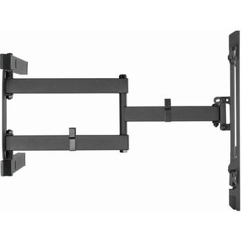 Gembird sienas stiprinājums WM-80ST-05, atbalsta 1 televizoru, 37-80 collas, VESA 200x200-600x400 mm, 50 kg, 180° pagrieziens (WM-80ST-05)