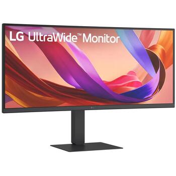 LG monitors 34U640B-B, 34 collas, 3440x1440, WQHD, 21:9, ieliekts, VA, 144Hz, 5ms, 300cd/m², HDR10, FreeSync Premium, USB-C, HDMI (34U640B-B)