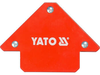Yato metināšanas magnētisko turētāju komplekts YT-08679, 6 gab, ferīta magnēts, tērauda loksne, 4.5 kg, 11.5 kg, 30°, 45°, 60° (YT-08679)