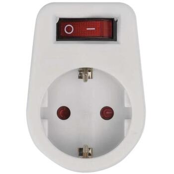 Emos Розетка с выключателем P00262, 1x2P+PE, 3680W, IP20, защита от детей (P00262)