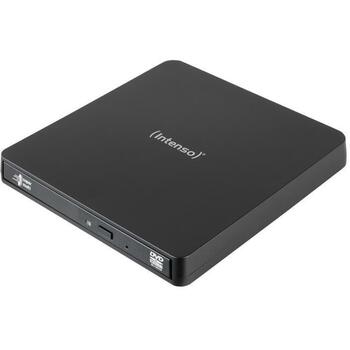 Intenso DVD RW 5401400, USB 3.2 Gen 1, 24x CD, 8x DVD+R, 8x DVD-R, 5x DVD-RW, черный, фронтальная загрузка, 1 шт (5401400)